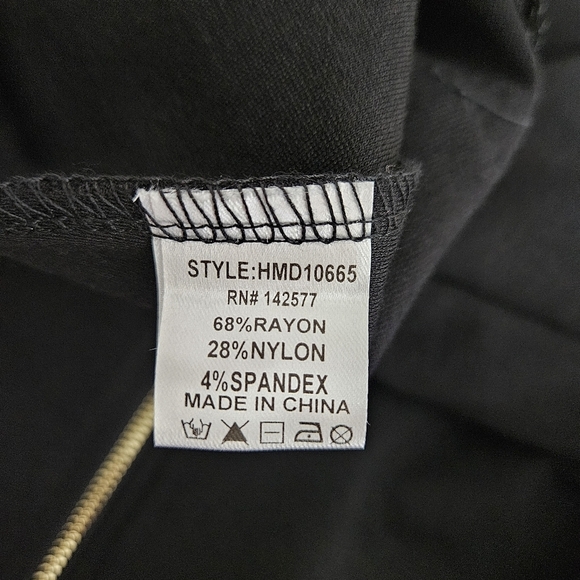 Haute Monde Sheath Dress Black Lace Sleeveless Bodycon Zip Back Large - Picture 7 of 9